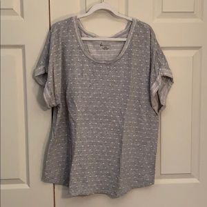 Lane Bryant Gray Top